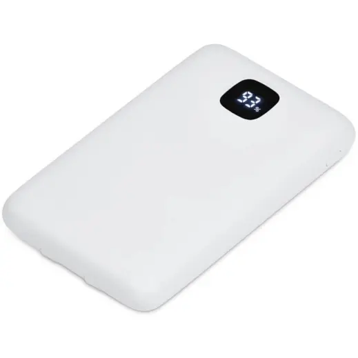 Swiss Cougar Phoenix Fast Charge 22.5W Power Bank - 10000mAh Solid White Front